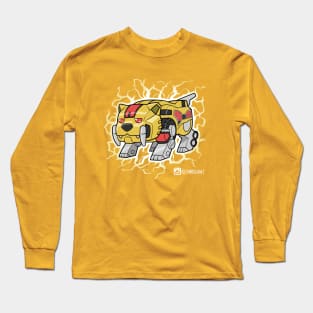 Lil Yellow Sabretooth Tiger Dinozord Long Sleeve T-Shirt